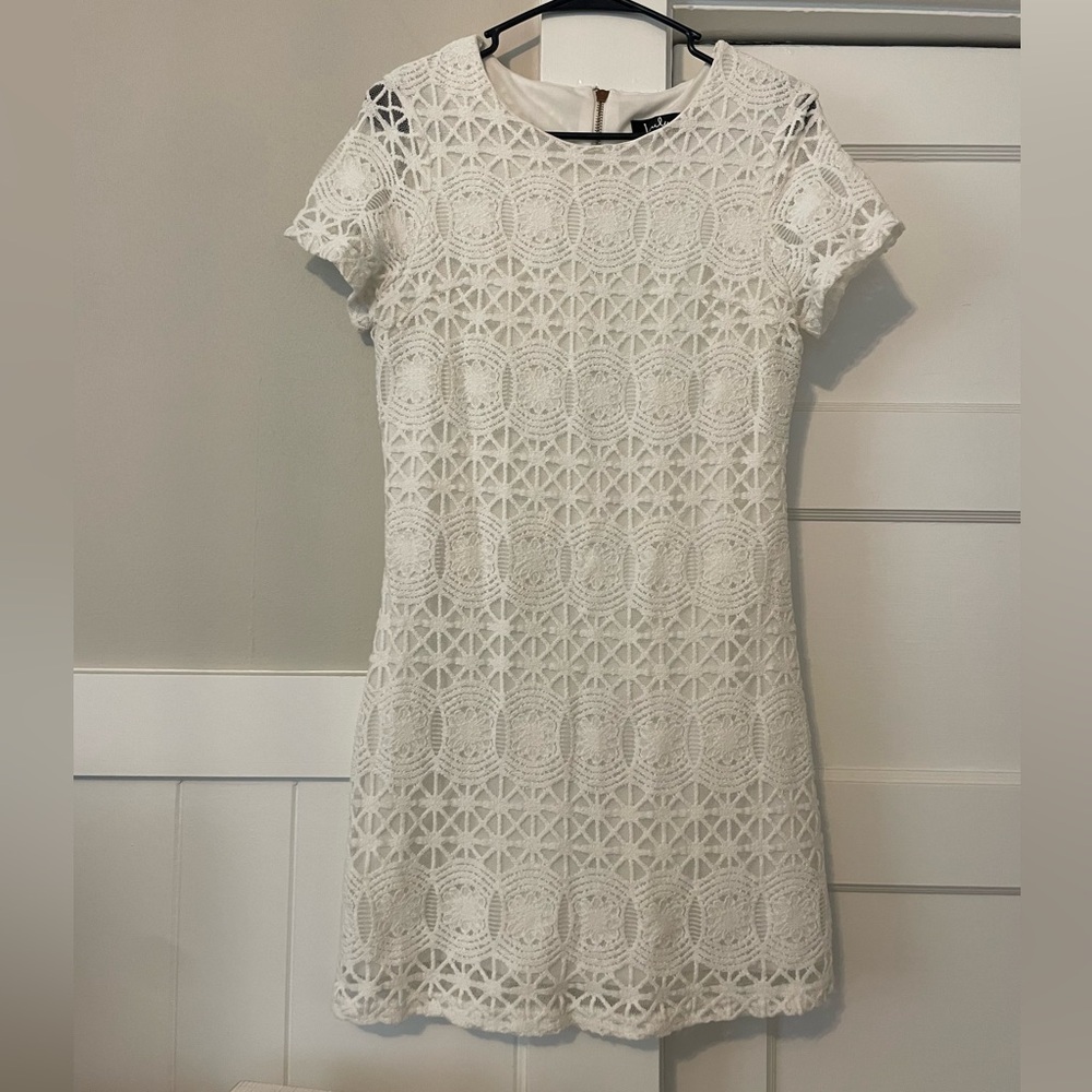 Lulu's White Sheath Mini Dress